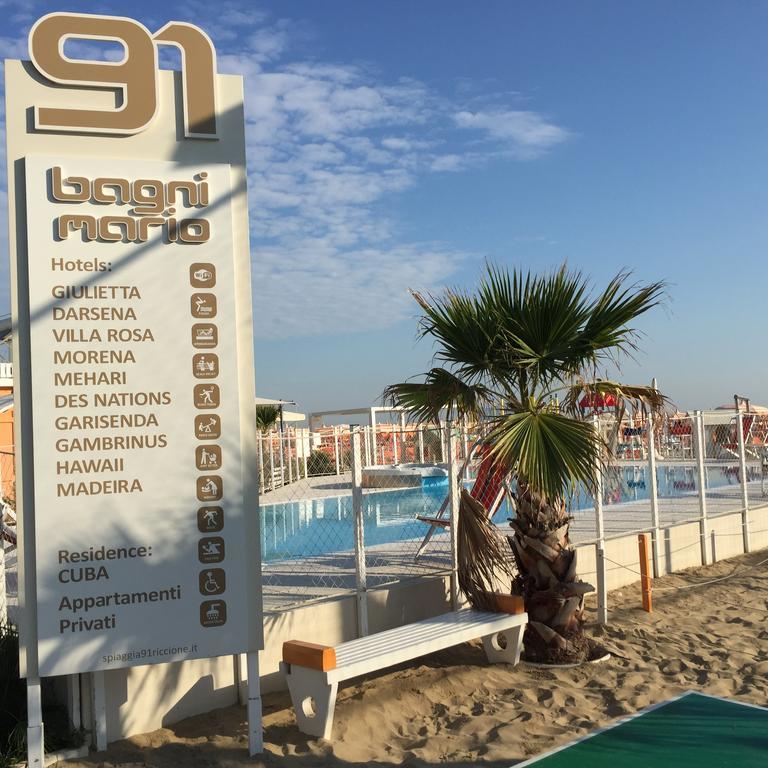 Hotel Mehari Riccione Extérieur photo